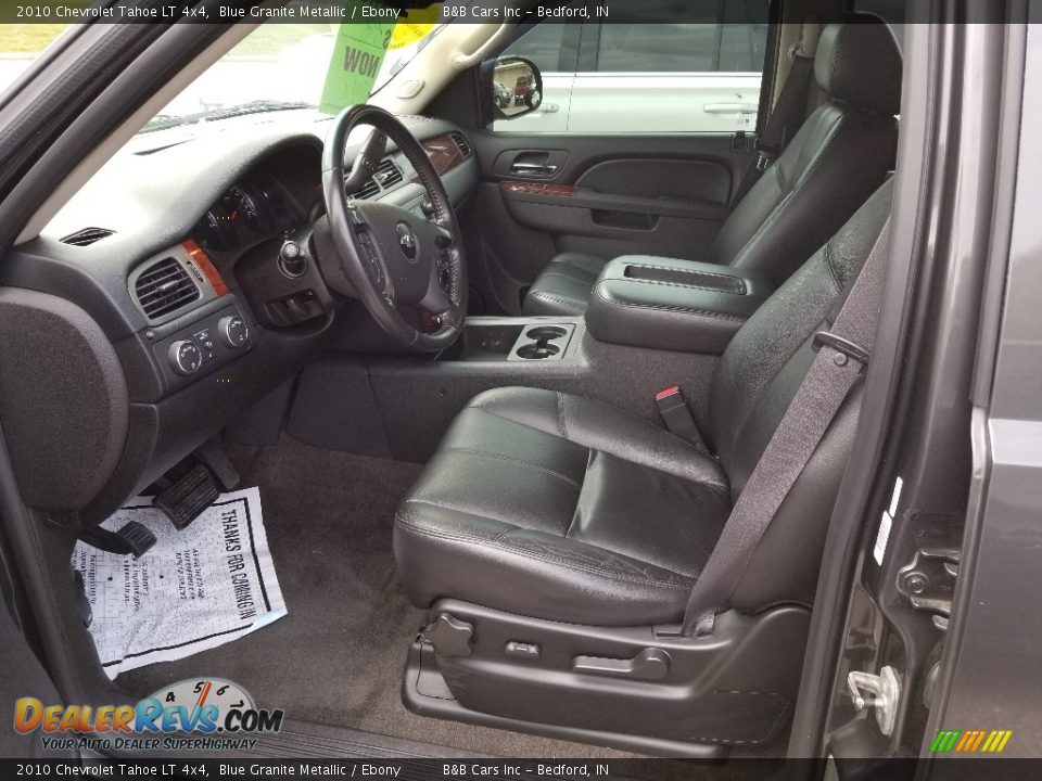 2010 Chevrolet Tahoe LT 4x4 Blue Granite Metallic / Ebony Photo #21