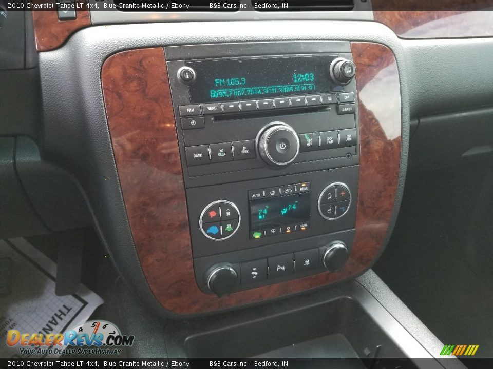 2010 Chevrolet Tahoe LT 4x4 Blue Granite Metallic / Ebony Photo #25
