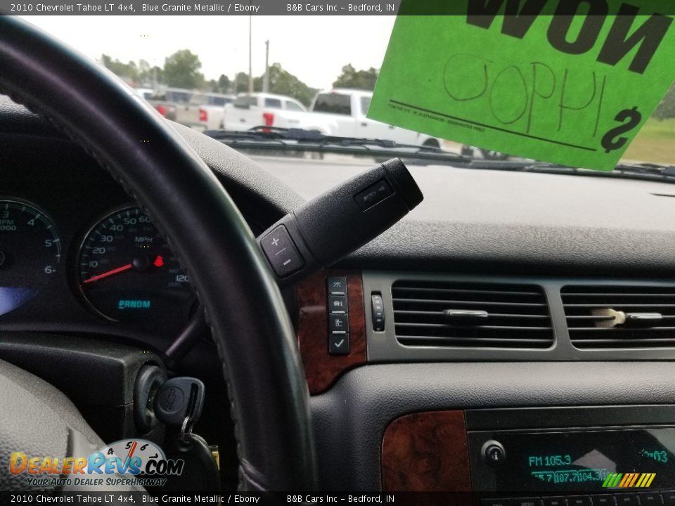 2010 Chevrolet Tahoe LT 4x4 Blue Granite Metallic / Ebony Photo #27