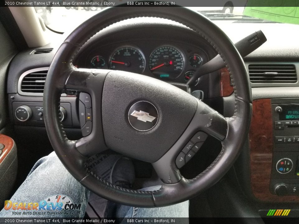 2010 Chevrolet Tahoe LT 4x4 Blue Granite Metallic / Ebony Photo #28