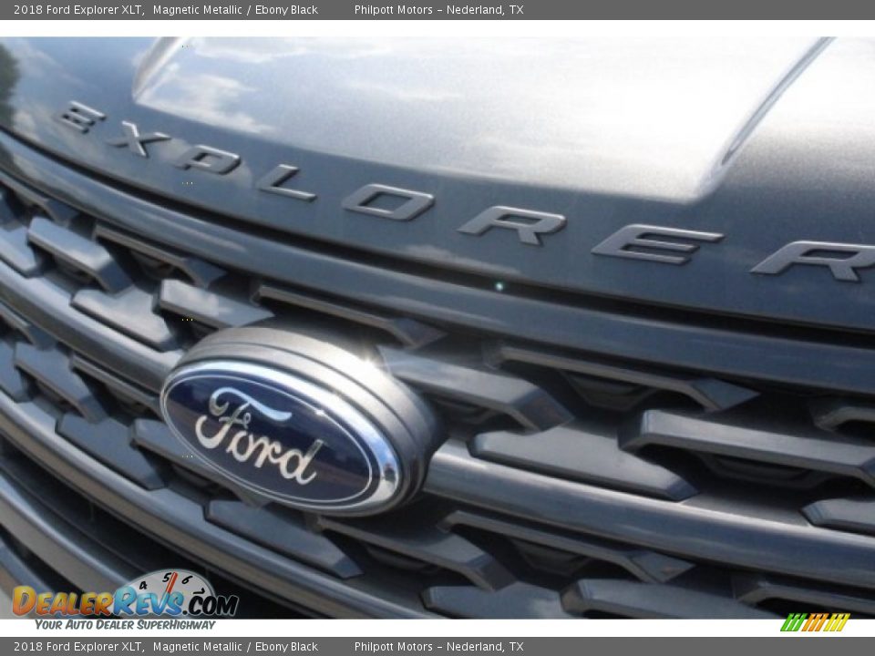 2018 Ford Explorer XLT Magnetic Metallic / Ebony Black Photo #4