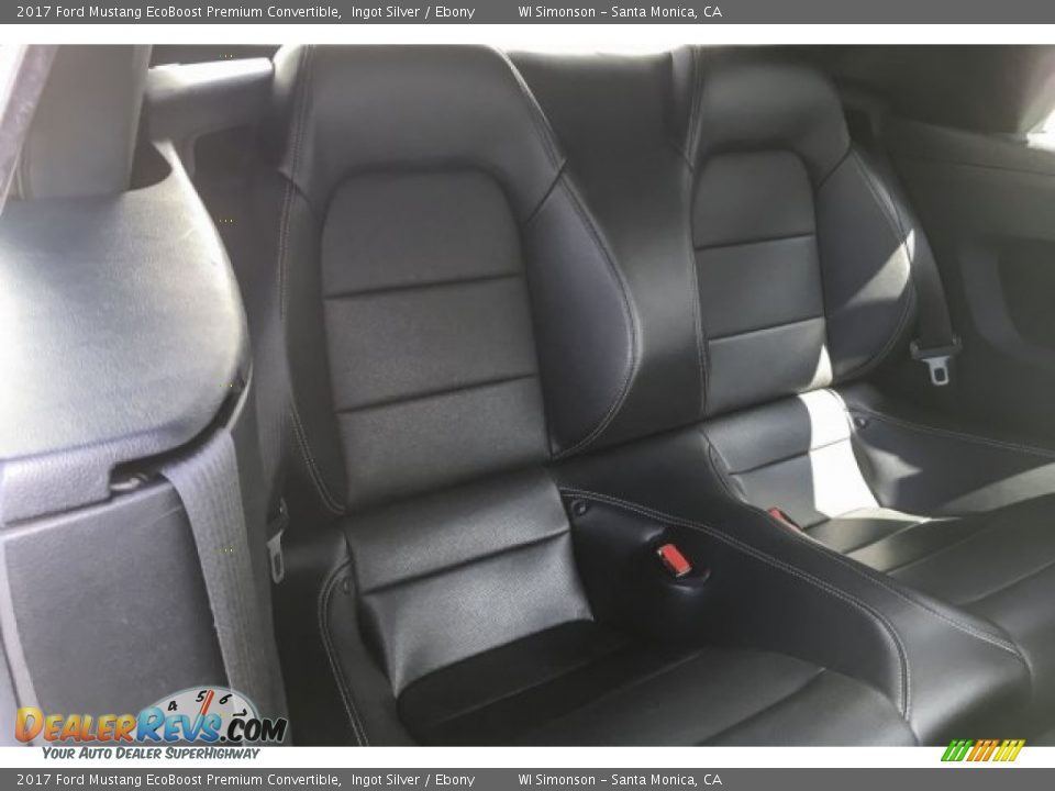 2017 Ford Mustang EcoBoost Premium Convertible Ingot Silver / Ebony Photo #13