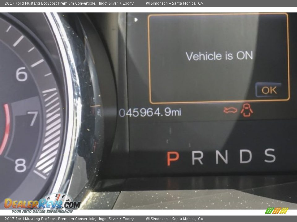 2017 Ford Mustang EcoBoost Premium Convertible Ingot Silver / Ebony Photo #21
