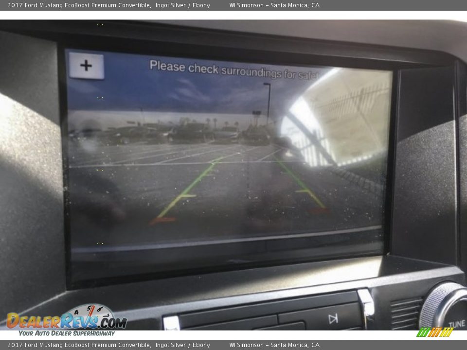 2017 Ford Mustang EcoBoost Premium Convertible Ingot Silver / Ebony Photo #22