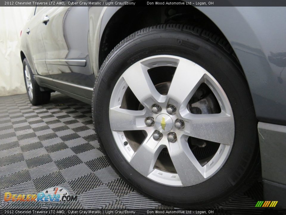 2012 Chevrolet Traverse LTZ AWD Cyber Gray Metallic / Light Gray/Ebony Photo #3