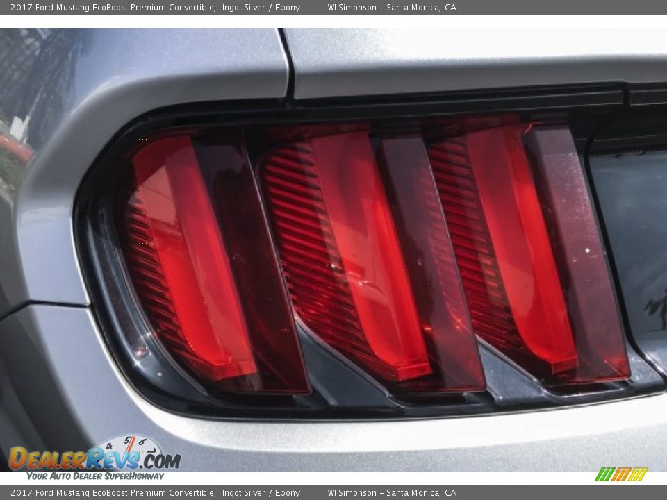 2017 Ford Mustang EcoBoost Premium Convertible Ingot Silver / Ebony Photo #27