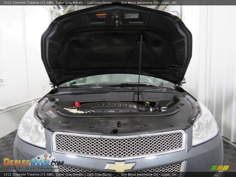 2012 Chevrolet Traverse LTZ AWD Cyber Gray Metallic / Light Gray/Ebony Photo #6
