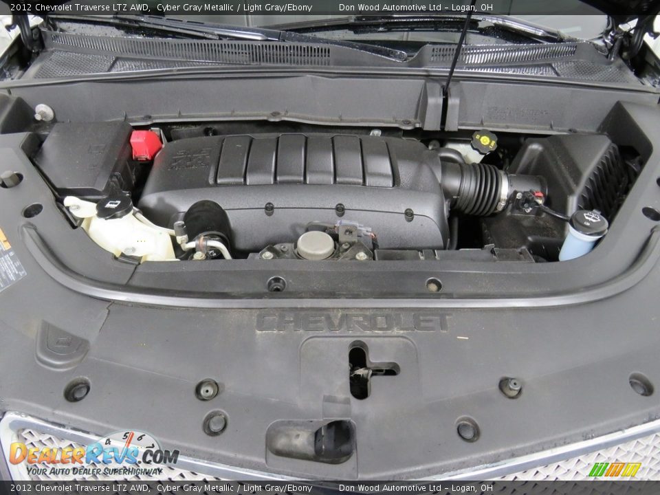 2012 Chevrolet Traverse LTZ AWD Cyber Gray Metallic / Light Gray/Ebony Photo #7