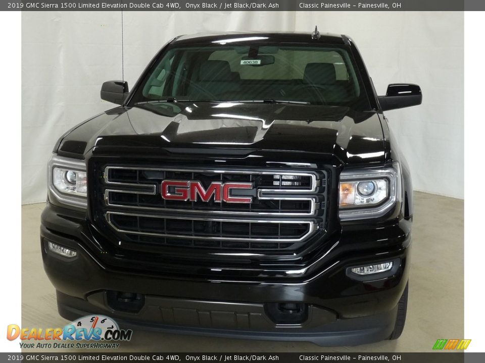 2019 GMC Sierra 1500 Limited Elevation Double Cab 4WD Onyx Black / Jet Black/Dark Ash Photo #4