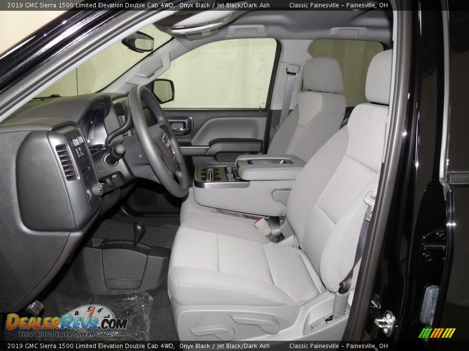 Jet Black/Dark Ash Interior - 2019 GMC Sierra 1500 Limited Elevation Double Cab 4WD Photo #6
