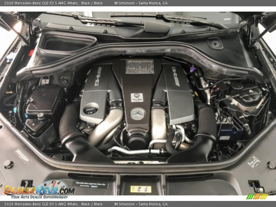 2016 Mercedes-Benz GLE 63 S AMG 4Matic 5.5 Liter AMG DI biturbo DOHC 32-Valve VVT V8 Engine Photo #9
