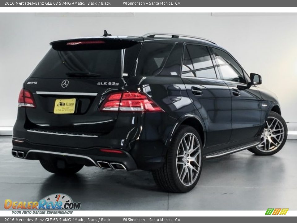 2016 Mercedes-Benz GLE 63 S AMG 4Matic Black / Black Photo #16