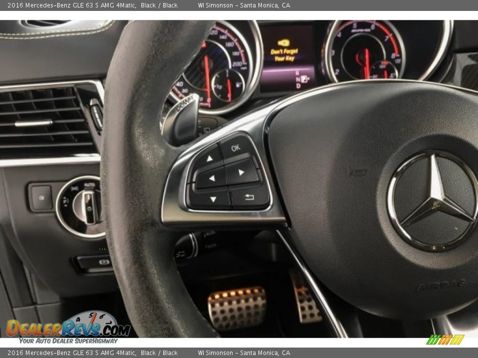 2016 Mercedes-Benz GLE 63 S AMG 4Matic Steering Wheel Photo #19