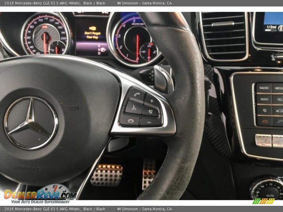 2016 Mercedes-Benz GLE 63 S AMG 4Matic Steering Wheel Photo #20
