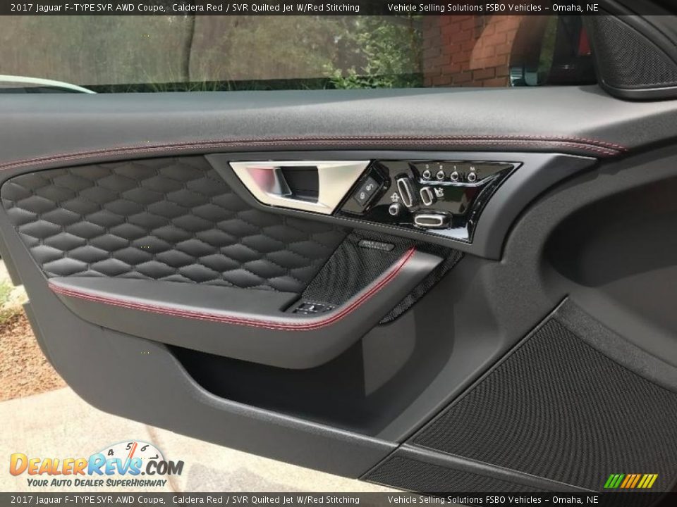 Door Panel of 2017 Jaguar F-TYPE SVR AWD Coupe Photo #5