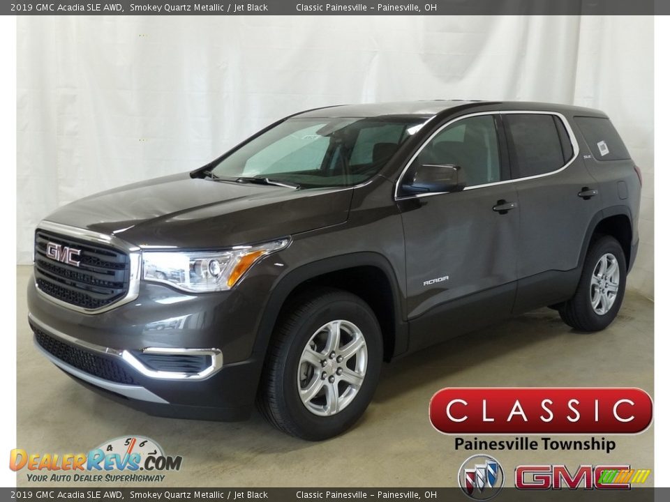2019 GMC Acadia SLE AWD Smokey Quartz Metallic / Jet Black Photo #1