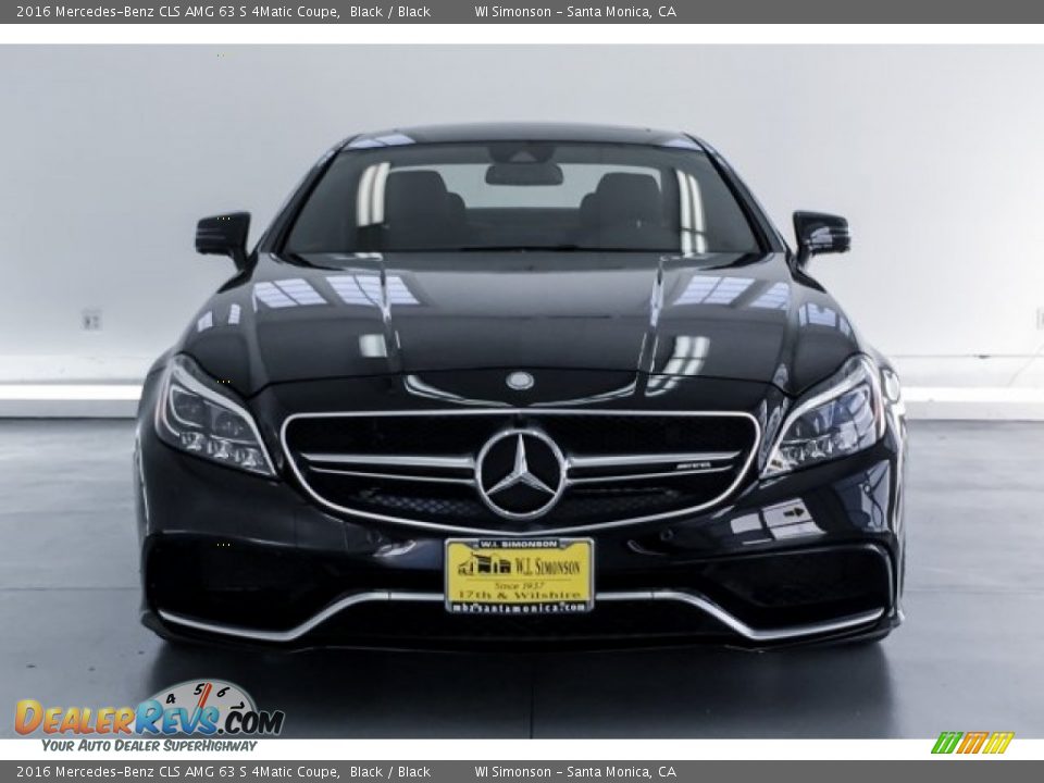 2016 Mercedes-Benz CLS AMG 63 S 4Matic Coupe Black / Black Photo #2
