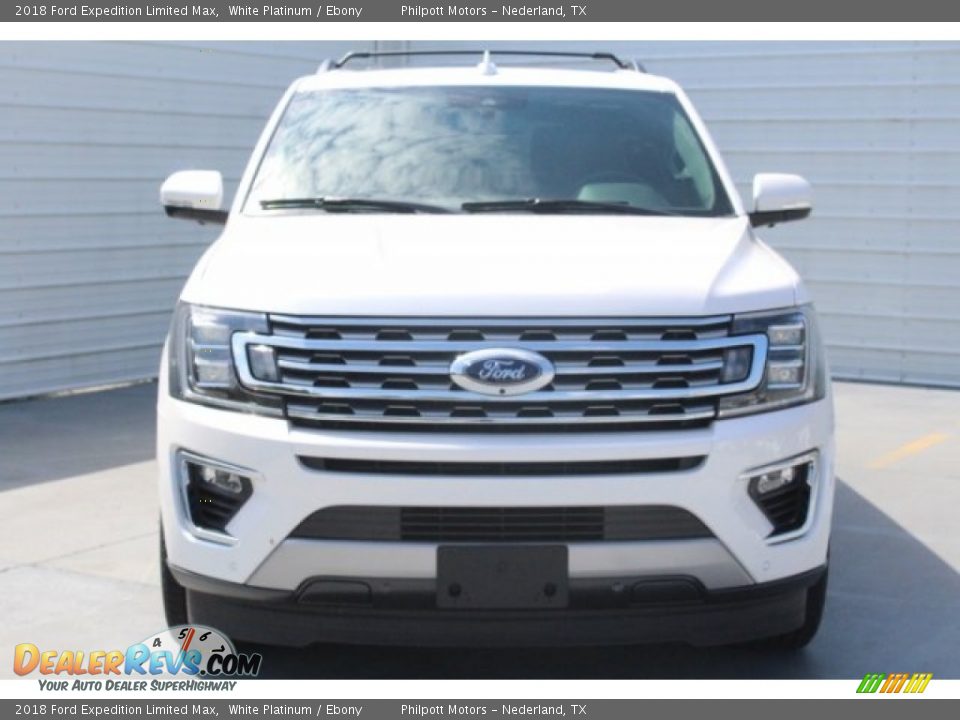2018 Ford Expedition Limited Max White Platinum / Ebony Photo #2