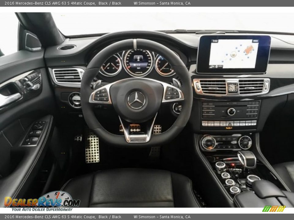 2016 Mercedes-Benz CLS AMG 63 S 4Matic Coupe Black / Black Photo #4