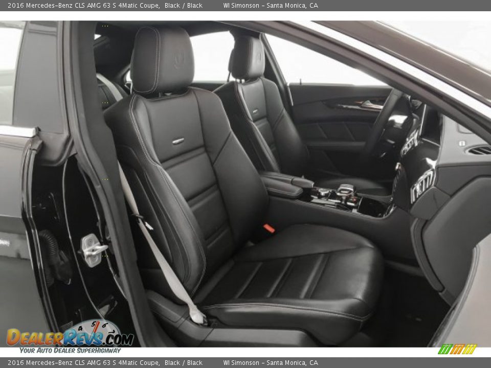 2016 Mercedes-Benz CLS AMG 63 S 4Matic Coupe Black / Black Photo #6