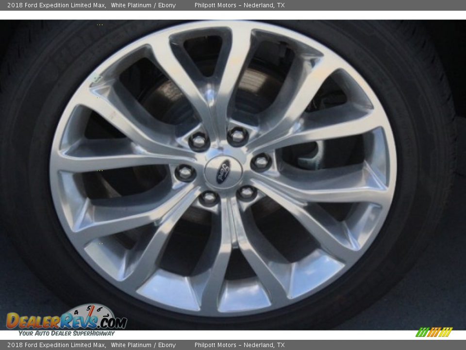 2018 Ford Expedition Limited Max White Platinum / Ebony Photo #6