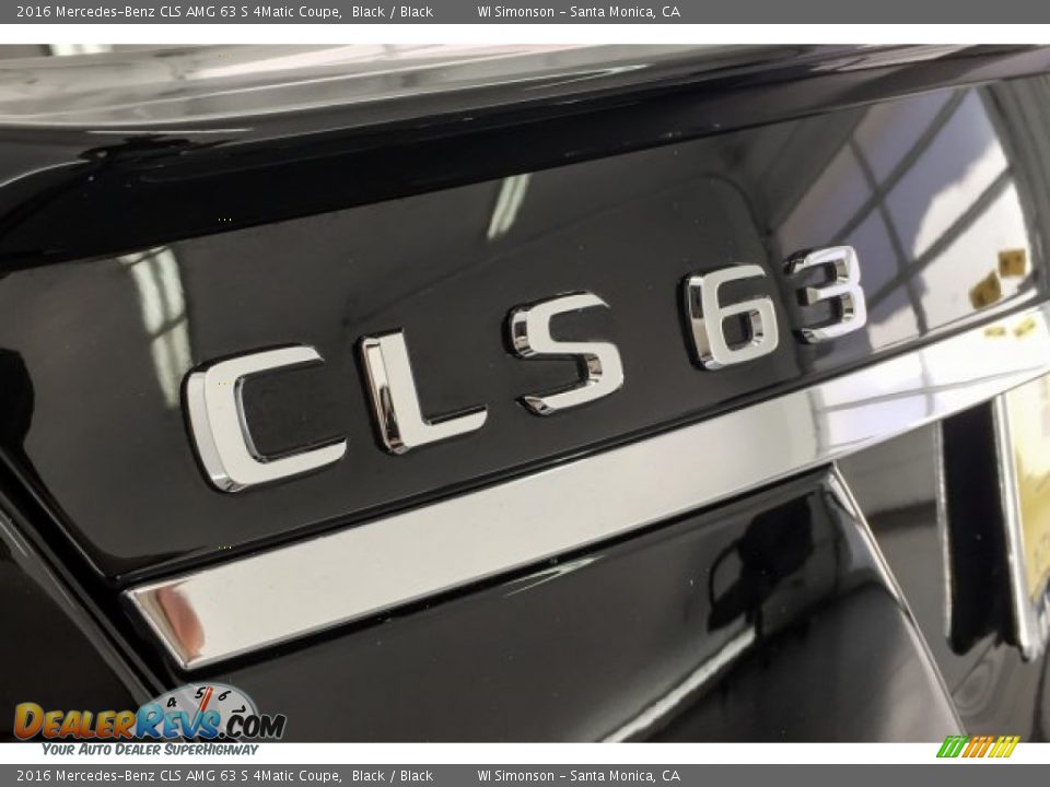 2016 Mercedes-Benz CLS AMG 63 S 4Matic Coupe Black / Black Photo #7