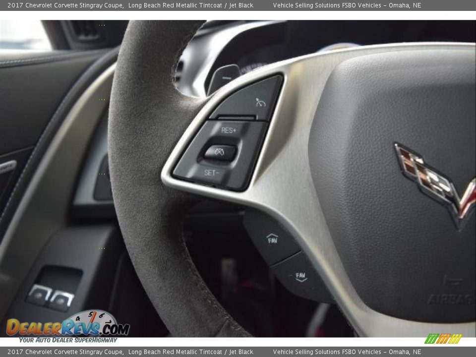 2017 Chevrolet Corvette Stingray Coupe Long Beach Red Metallic Tintcoat / Jet Black Photo #5
