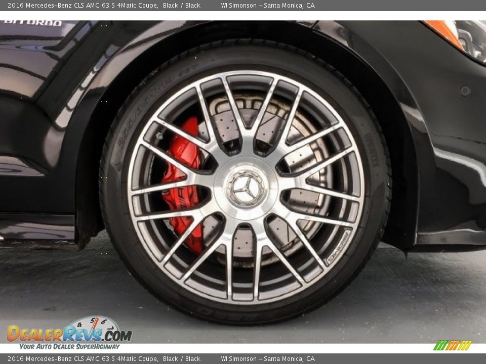 2016 Mercedes-Benz CLS AMG 63 S 4Matic Coupe Black / Black Photo #9
