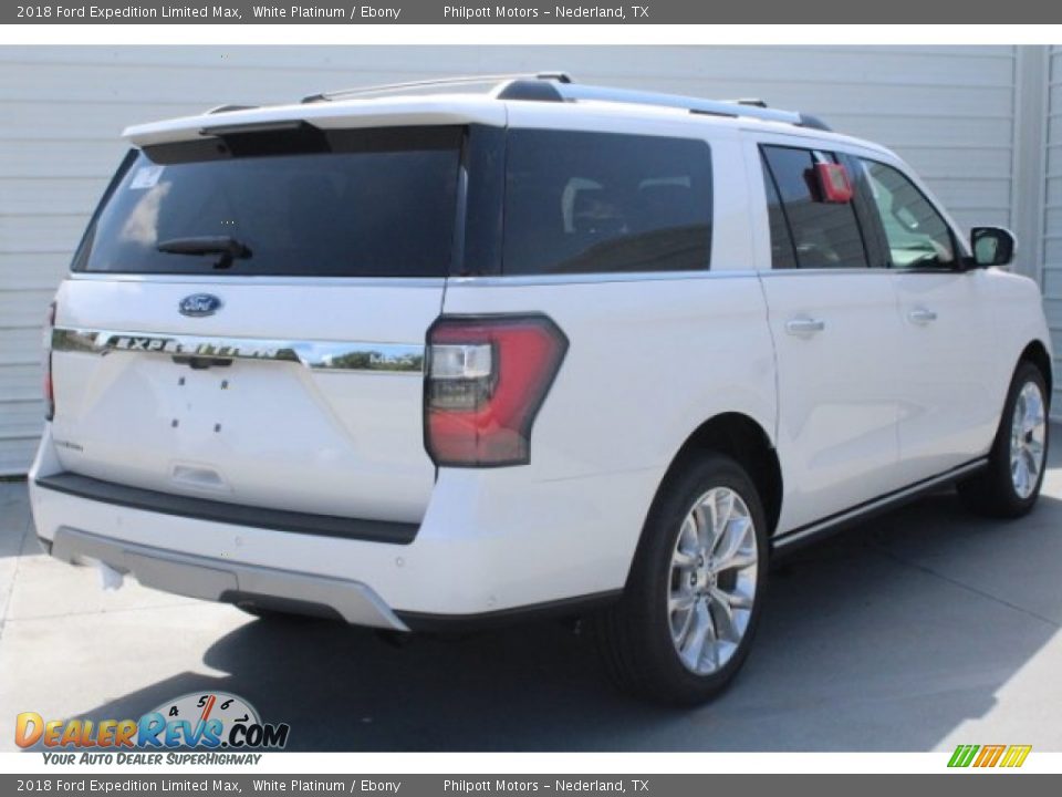 2018 Ford Expedition Limited Max White Platinum / Ebony Photo #9