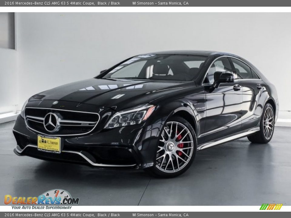 2016 Mercedes-Benz CLS AMG 63 S 4Matic Coupe Black / Black Photo #12