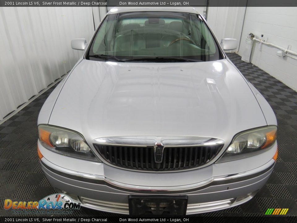 2001 Lincoln LS V6 Silver Frost Metallic / Deep Charcoal Photo #4
