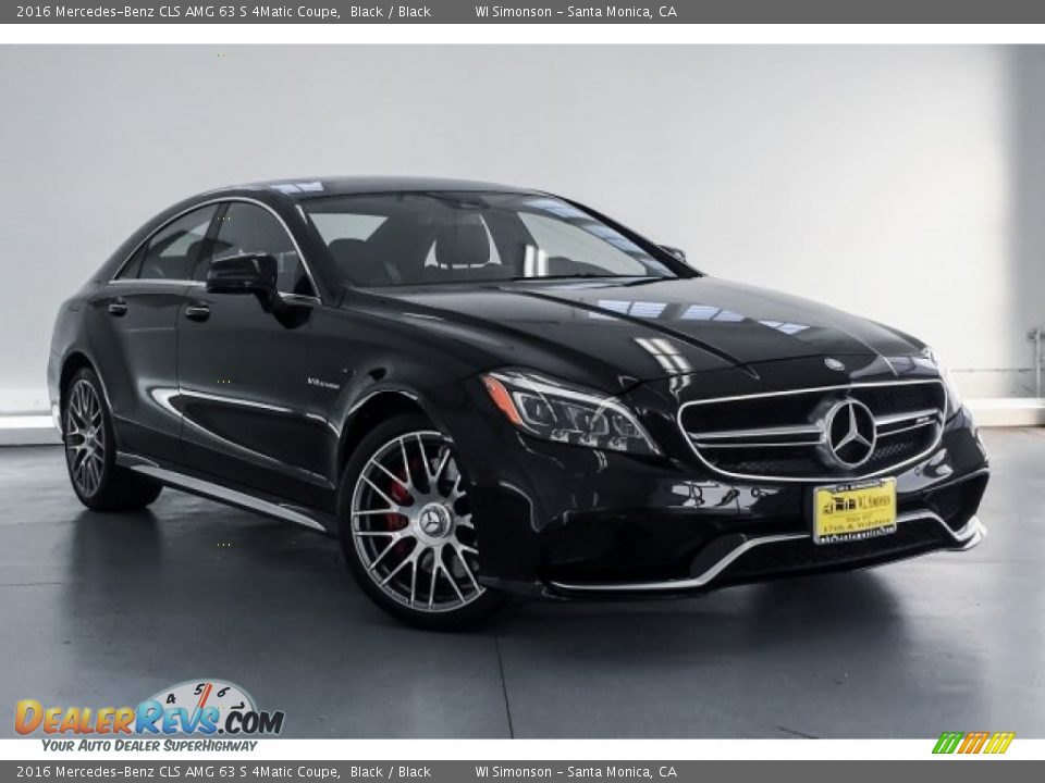 2016 Mercedes-Benz CLS AMG 63 S 4Matic Coupe Black / Black Photo #14