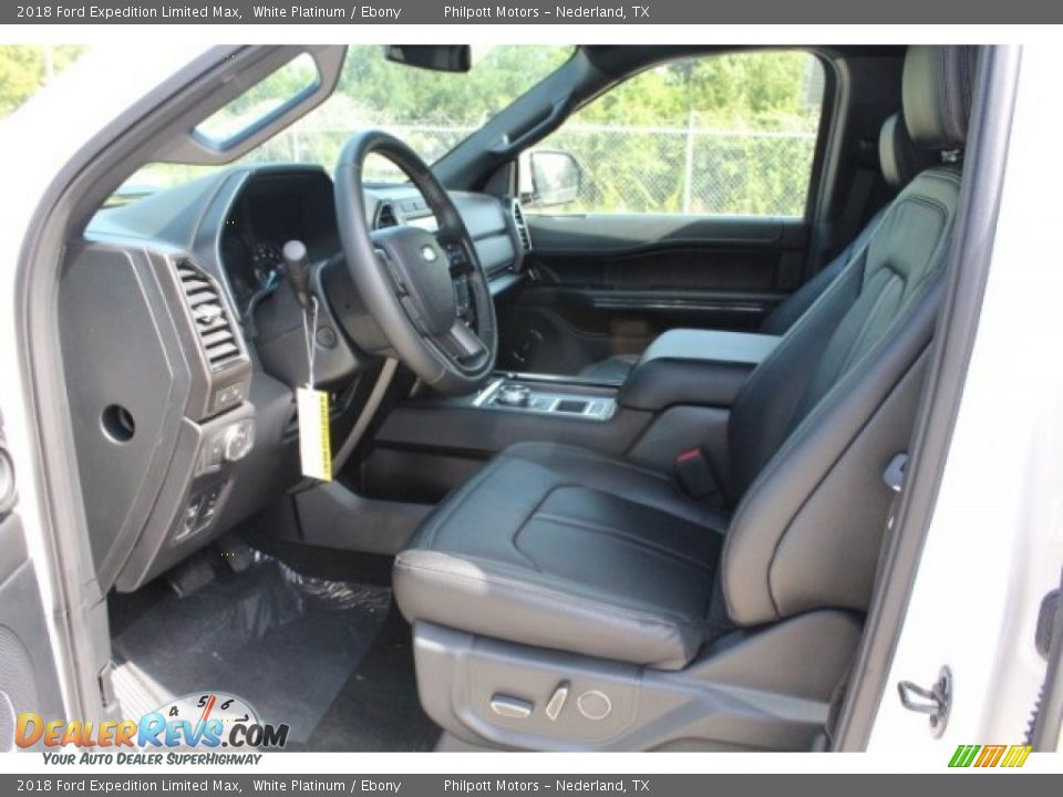 2018 Ford Expedition Limited Max White Platinum / Ebony Photo #14