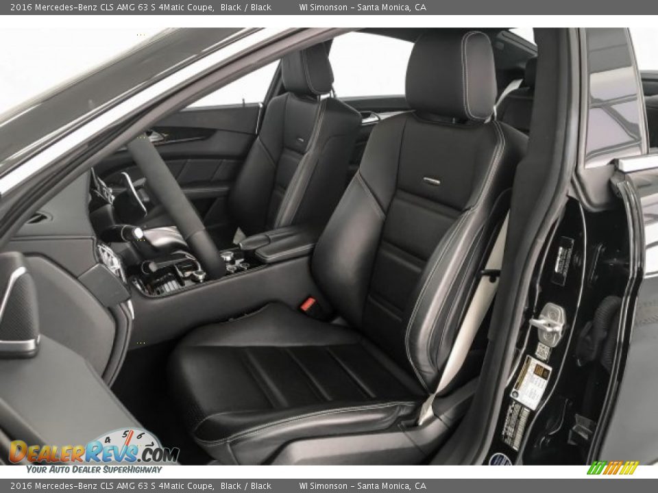 2016 Mercedes-Benz CLS AMG 63 S 4Matic Coupe Black / Black Photo #15
