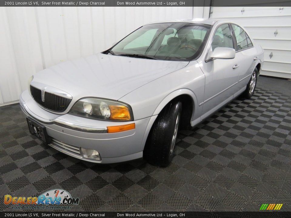 2001 Lincoln LS V6 Silver Frost Metallic / Deep Charcoal Photo #5
