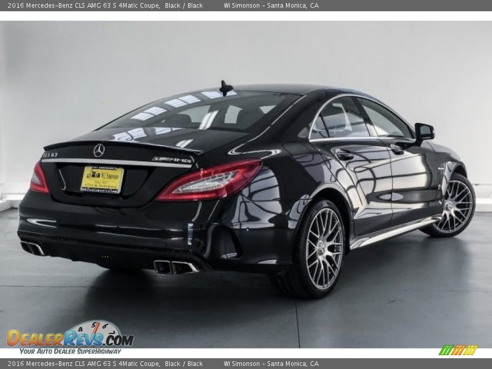 2016 Mercedes-Benz CLS AMG 63 S 4Matic Coupe Black / Black Photo #16