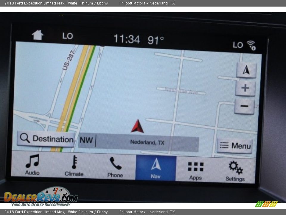 2018 Ford Expedition Limited Max White Platinum / Ebony Photo #16