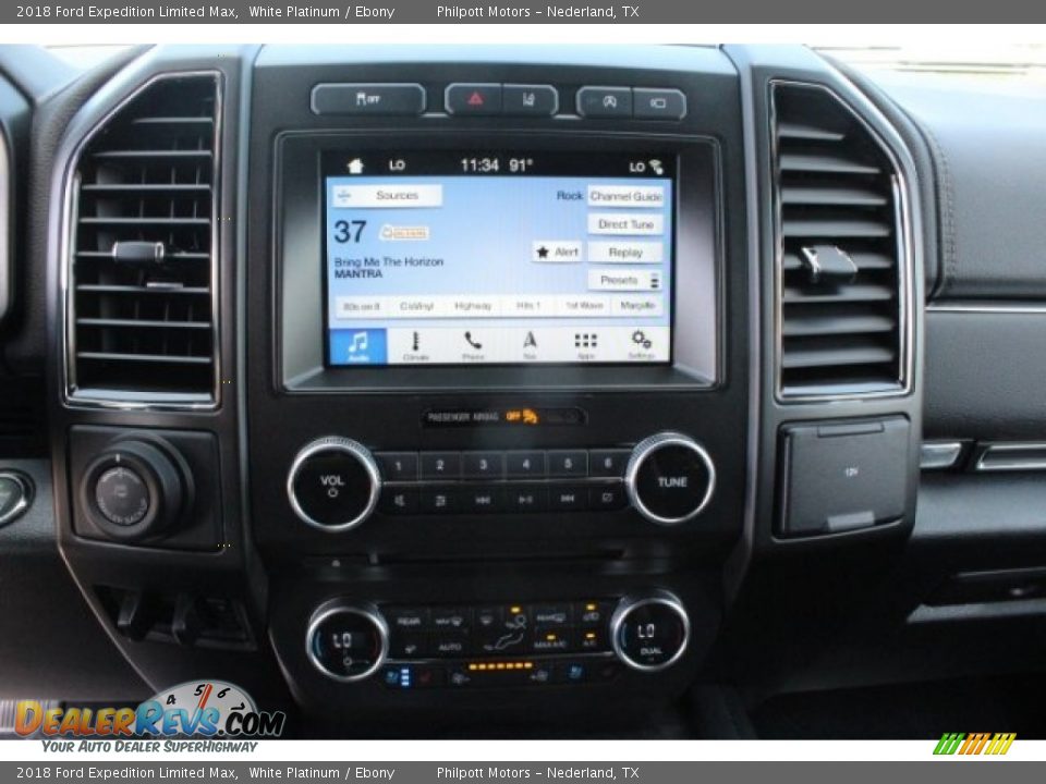 2018 Ford Expedition Limited Max White Platinum / Ebony Photo #17