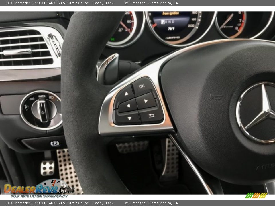 2016 Mercedes-Benz CLS AMG 63 S 4Matic Coupe Black / Black Photo #19