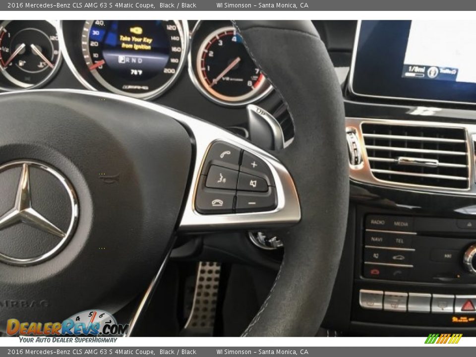 2016 Mercedes-Benz CLS AMG 63 S 4Matic Coupe Black / Black Photo #20