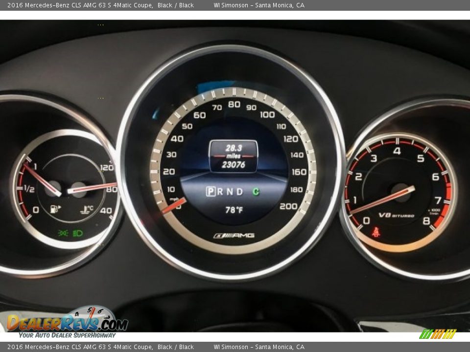 2016 Mercedes-Benz CLS AMG 63 S 4Matic Coupe Black / Black Photo #21