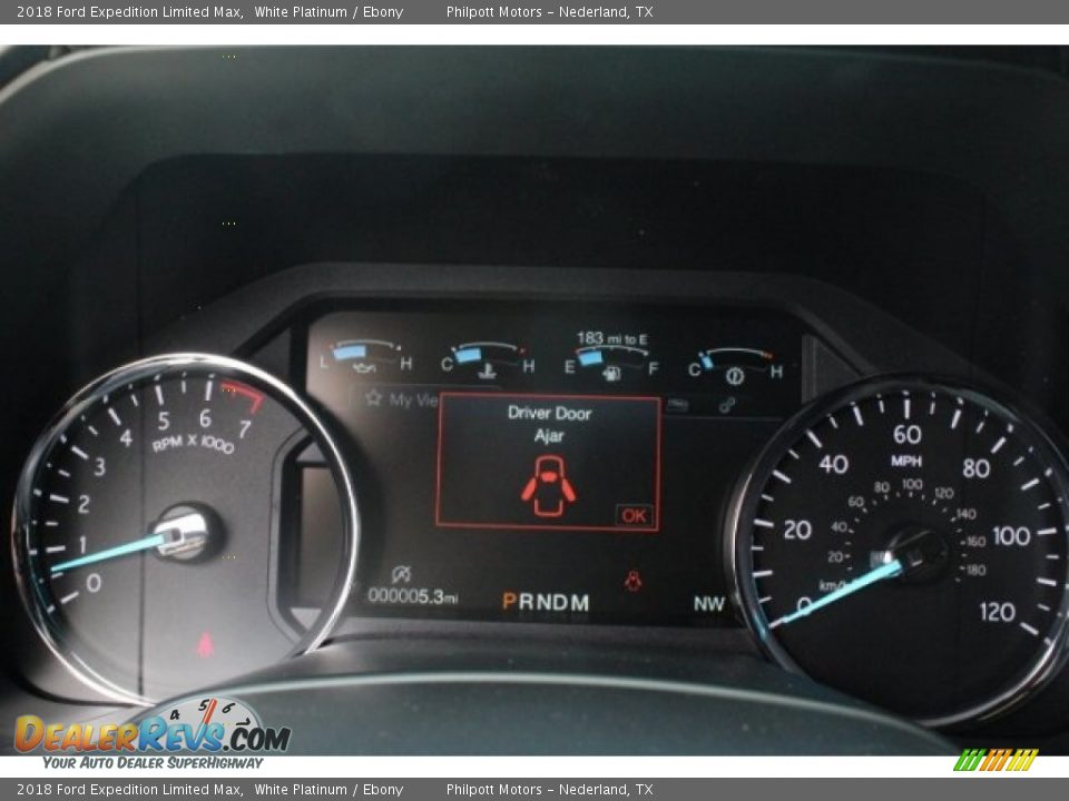 2018 Ford Expedition Limited Max White Platinum / Ebony Photo #23