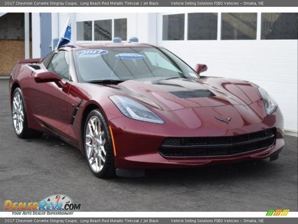 2017 Chevrolet Corvette Stingray Coupe Long Beach Red Metallic Tintcoat / Jet Black Photo #19