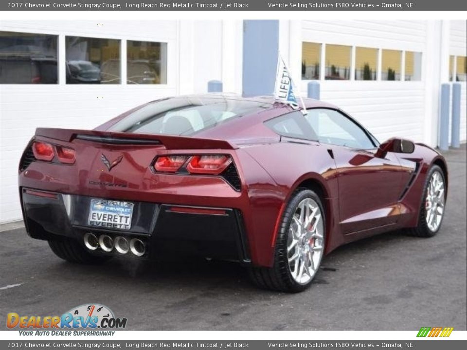 2017 Chevrolet Corvette Stingray Coupe Long Beach Red Metallic Tintcoat / Jet Black Photo #22