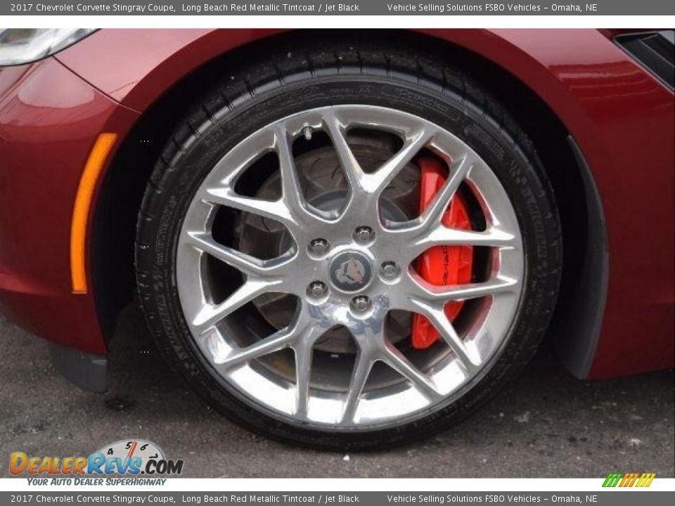 2017 Chevrolet Corvette Stingray Coupe Long Beach Red Metallic Tintcoat / Jet Black Photo #23