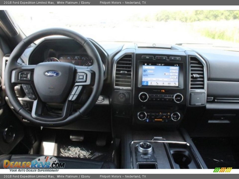 2018 Ford Expedition Limited Max White Platinum / Ebony Photo #28