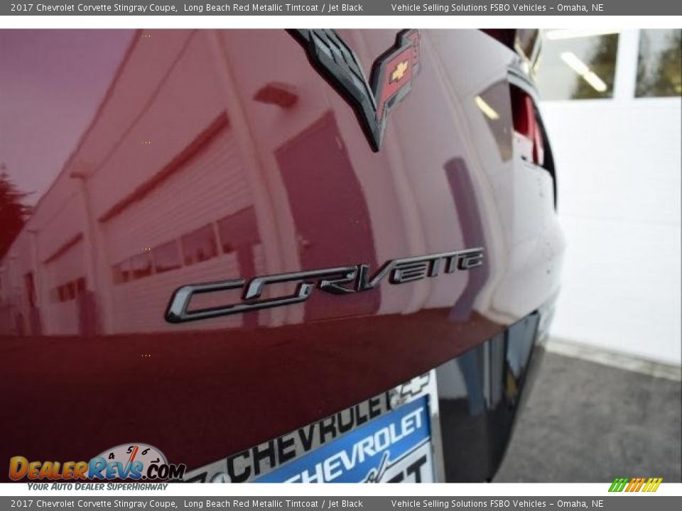 2017 Chevrolet Corvette Stingray Coupe Long Beach Red Metallic Tintcoat / Jet Black Photo #24