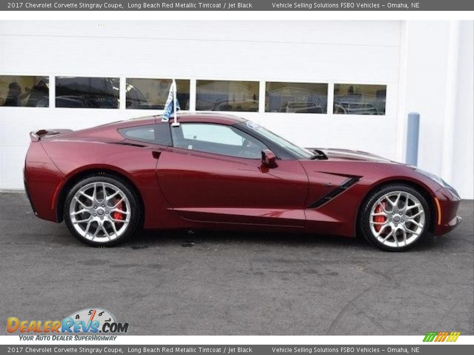 2017 Chevrolet Corvette Stingray Coupe Long Beach Red Metallic Tintcoat / Jet Black Photo #25