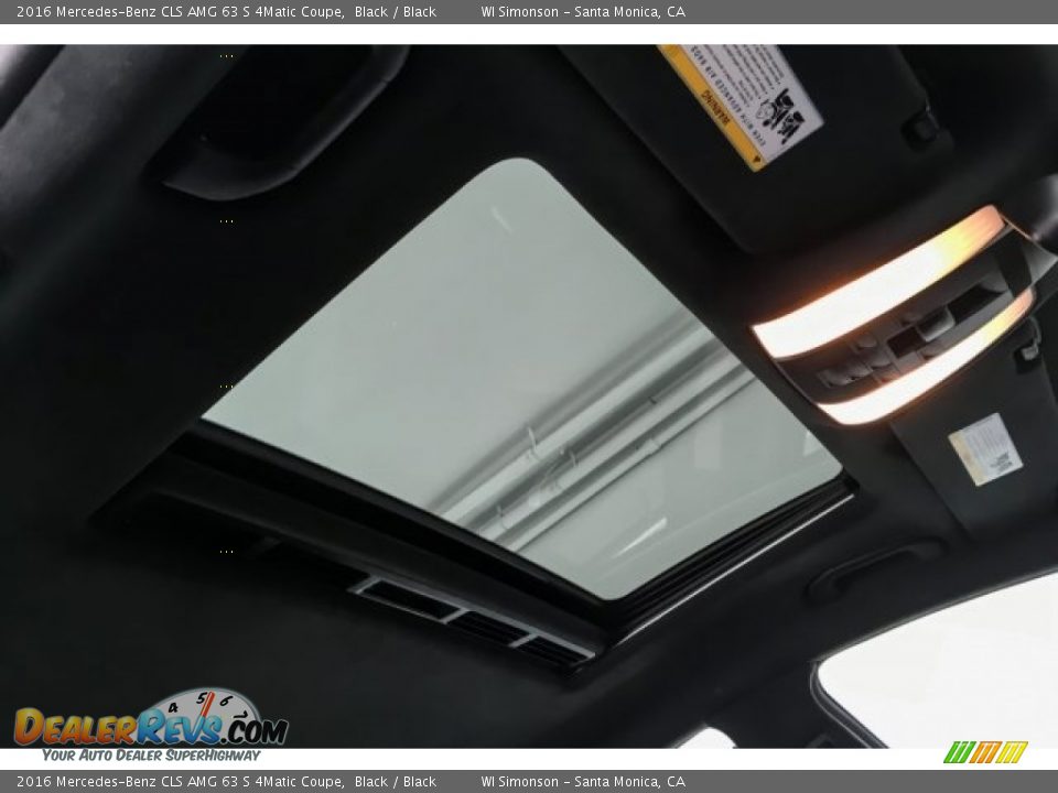 2016 Mercedes-Benz CLS AMG 63 S 4Matic Coupe Black / Black Photo #30