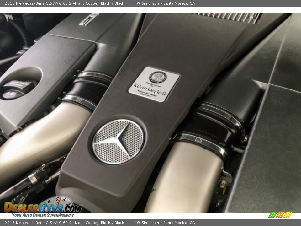2016 Mercedes-Benz CLS AMG 63 S 4Matic Coupe Black / Black Photo #32